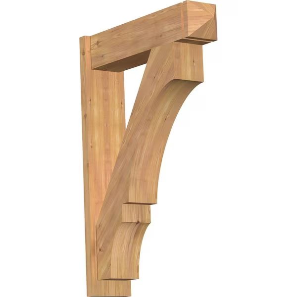 Balboa Arts & Crafts Smooth Outlooker, Western Red Cedar, 7 1/2